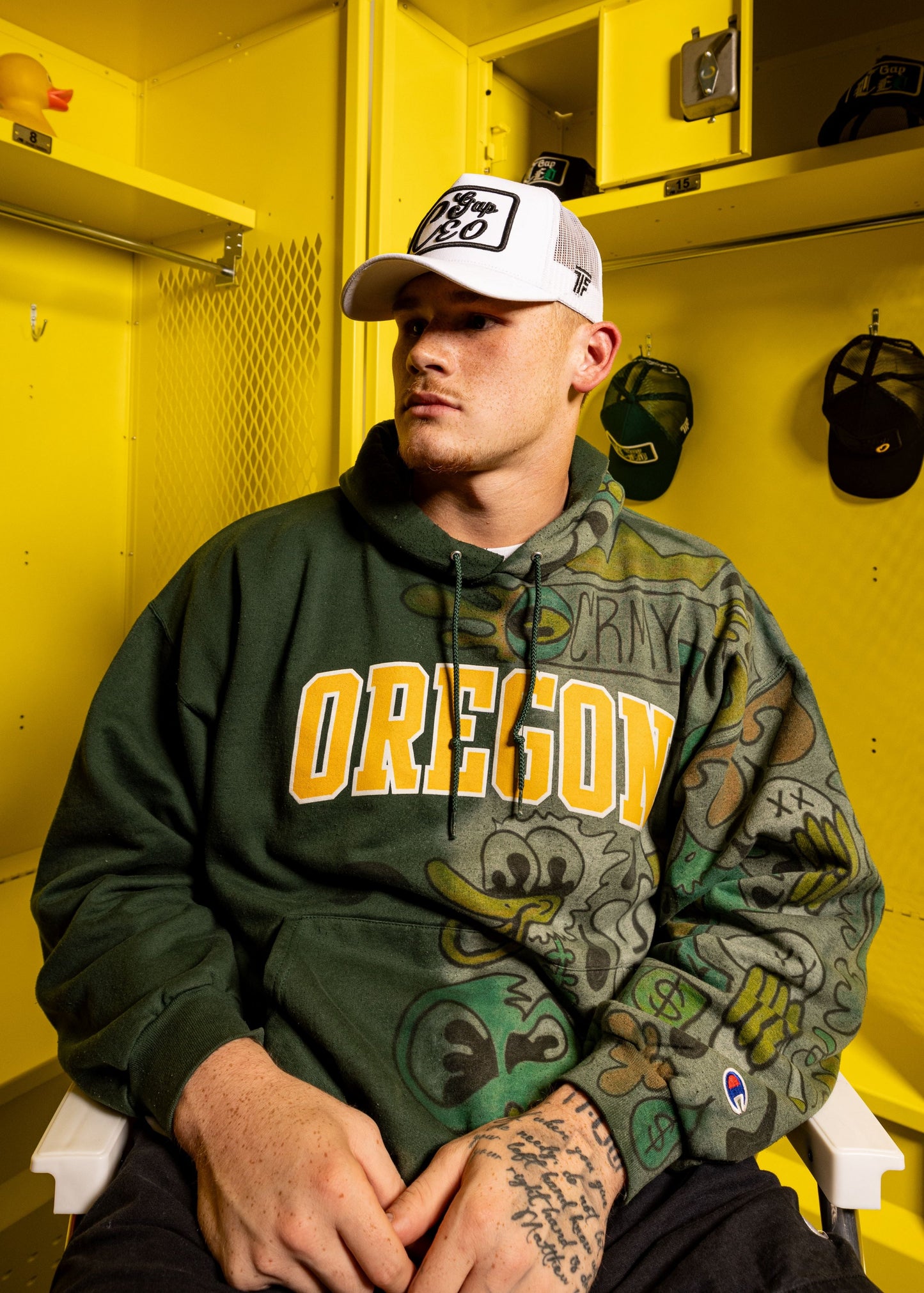 C Gap CEO Hat White/Black